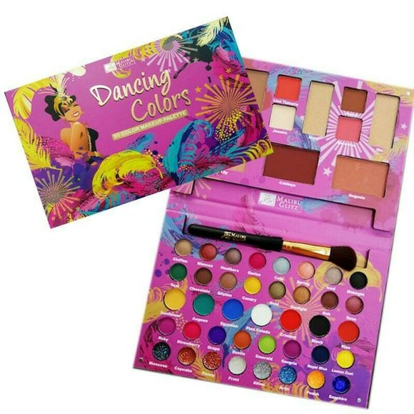 Malibu Glitz Dancing Colors Makeup Palette - Picture 3 of 4